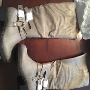 Lane Bryant: Harness riding boots/crockery 8w